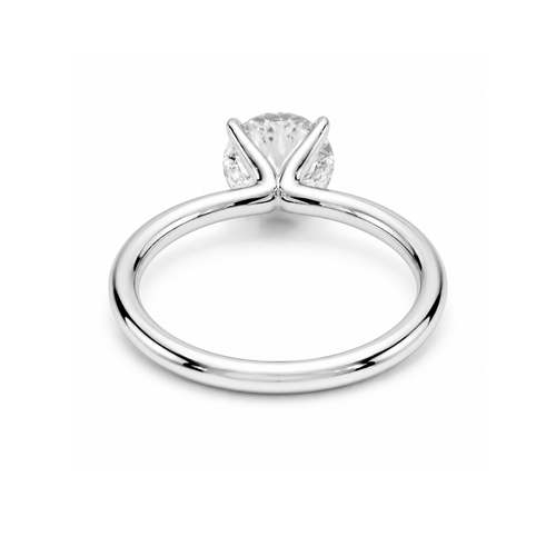 0.58 Ct Yuvarlak Gıa Sertifika Pırlanta Tektaş Yüzük 4