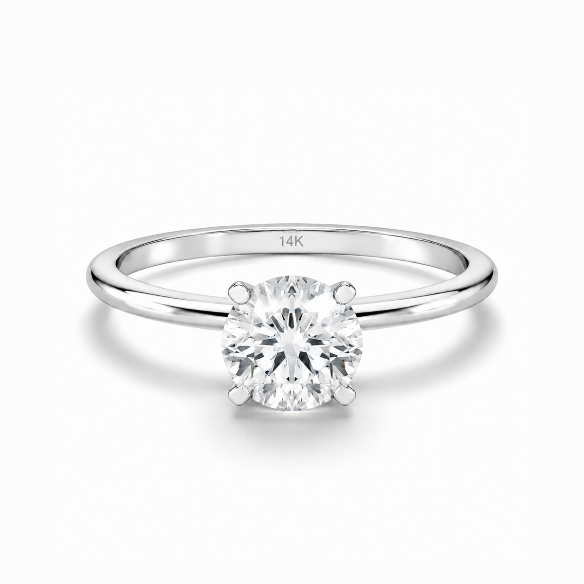 0.70 Ct Yuvarlak Gıa Sertifika Pırlanta Tektaş Yüzük