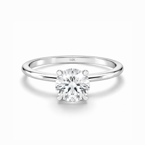 0.70 Ct Yuvarlak Gıa Sertifika Pırlanta Tektaş Yüzük