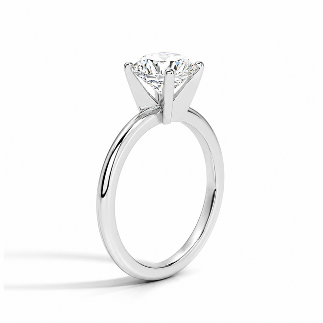 0.70 Ct Yuvarlak Gıa Sertifika Pırlanta Tektaş Yüzük 2