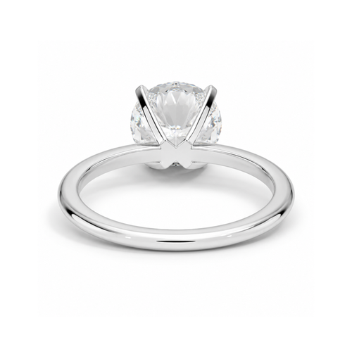 0.70 Ct Yuvarlak Gıa Sertifika Pırlanta Tektaş Yüzük 5