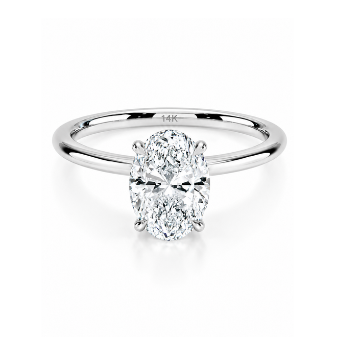 1.01 Ct Oval Gia Sertifika Pırlanta Tektaş Yüzük