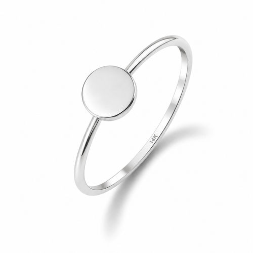 14K_Beyaz_Disk_Yuzuk