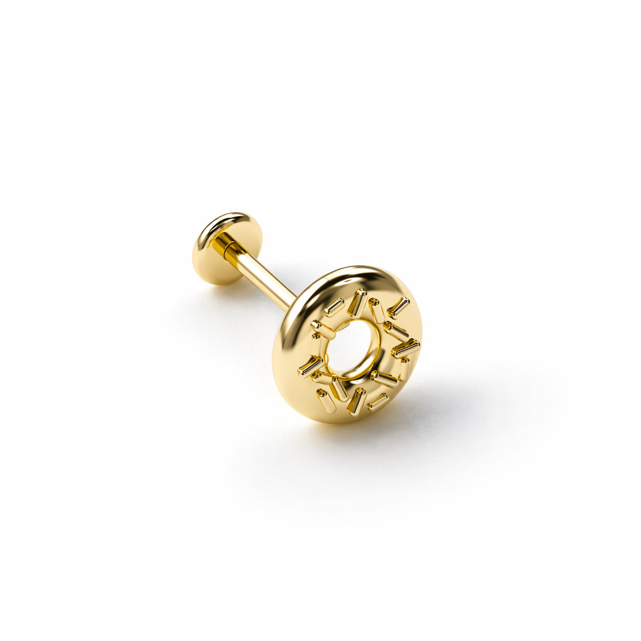 14 Ayar Altın Donut Piercing