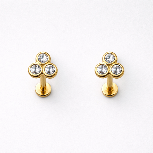 14 ayar altin uctas piercing detay