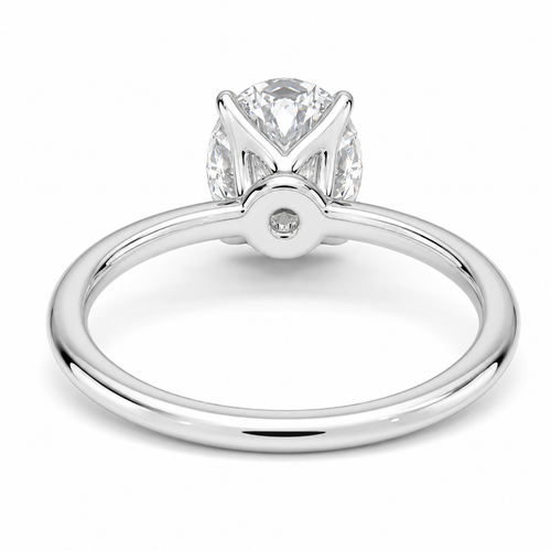 1.01 CT OVAL GIA SERTİFİKA PIRLANTA TEKTAŞ YÜZÜK