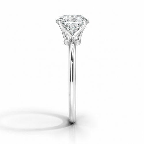 1.0 CT YUVARLAK GIA SERTİFİKA PIRLANTA TEKTAŞ YÜZÜK