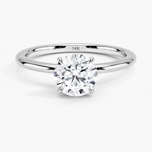 1.0 CT YUVARLAK GIA SERTİFİKA PIRLANTA TEKTAŞ YÜZÜK
