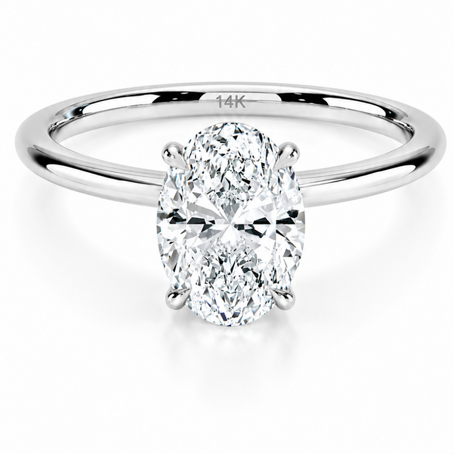 1.01 CT OVAL GIA SERTİFİKA PIRLANTA TEKTAŞ YÜZÜK
