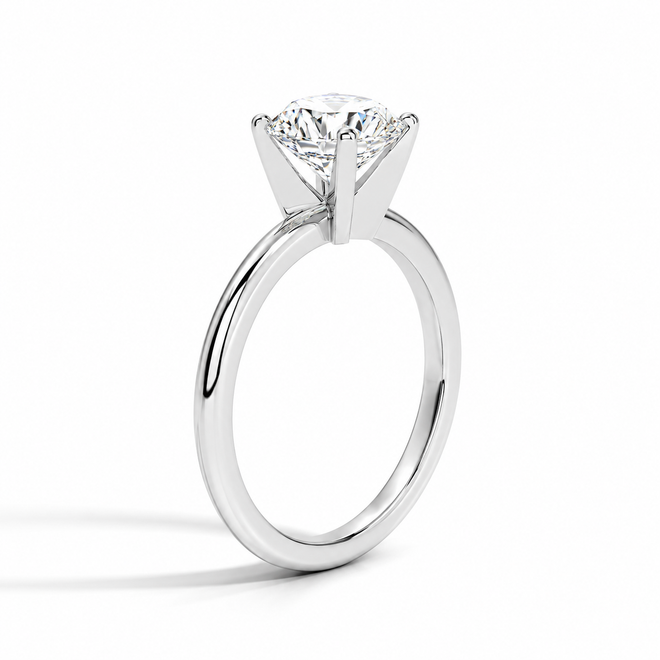 0.70 CT YUVARLAK GIA SERTİFİKA PIRLANTA TEKTAŞ YÜZÜK