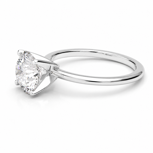 0.70 CT YUVARLAK GIA SERTİFİKA PIRLANTA TEKTAŞ YÜZÜK