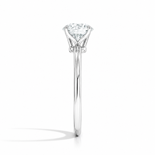 0.60 CT YUVARLAK GIA SERTİFİKA PIRLANTA TEKTAŞ YÜZÜK