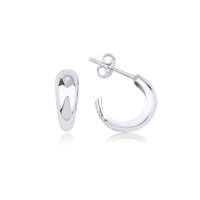 beyaz altın dome çivi küpe