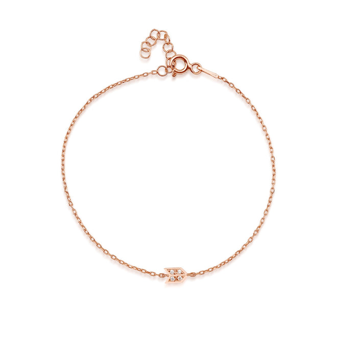 14 ayar rose altın kadın bileklik