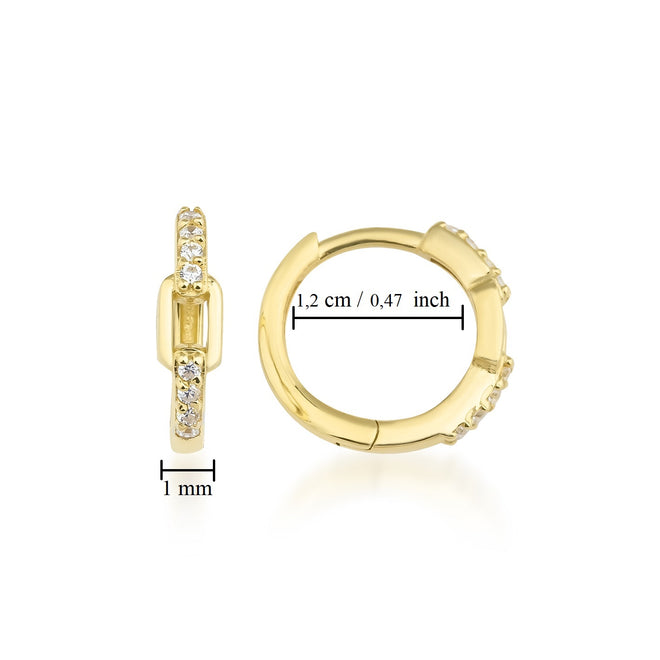 pırlantalı mini halka küpe ölçüleri