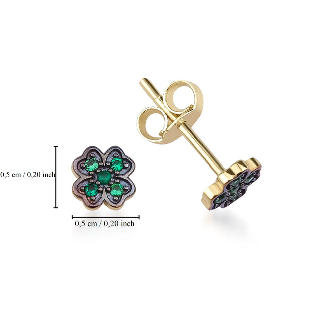 yonca çivi küpe ölçüleri