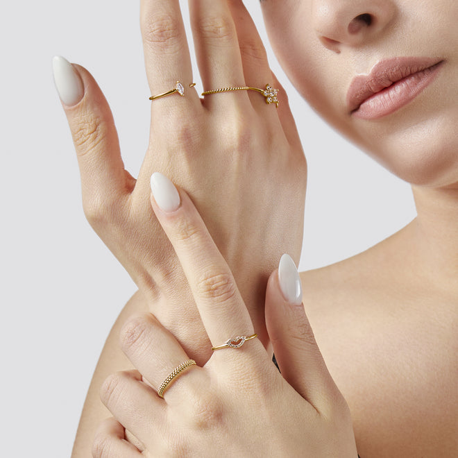 dudak yüzük ön görünüm