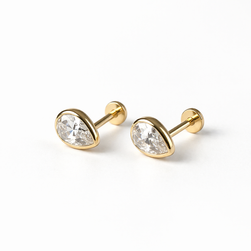 ikili damla piercing