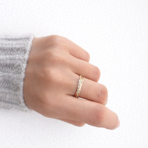 Üç Sıra Çapraz yüzük