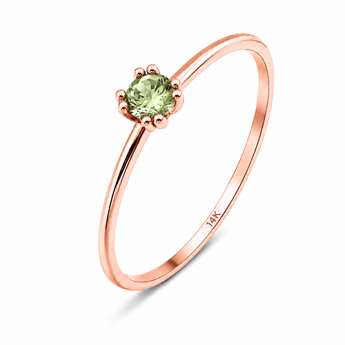 yesil turmalin minimal tektas rose altin